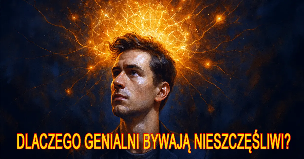 Dlaczego genialni bywają nieszczęśliwi – Samotny geniusz w świetle i cieniu – symbol wysokiego IQ i problemów emocjonalnych