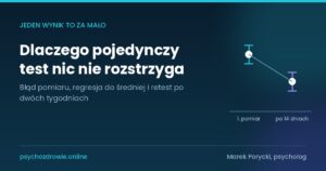 Jeden wynik testu to za mało, potrzebny retest